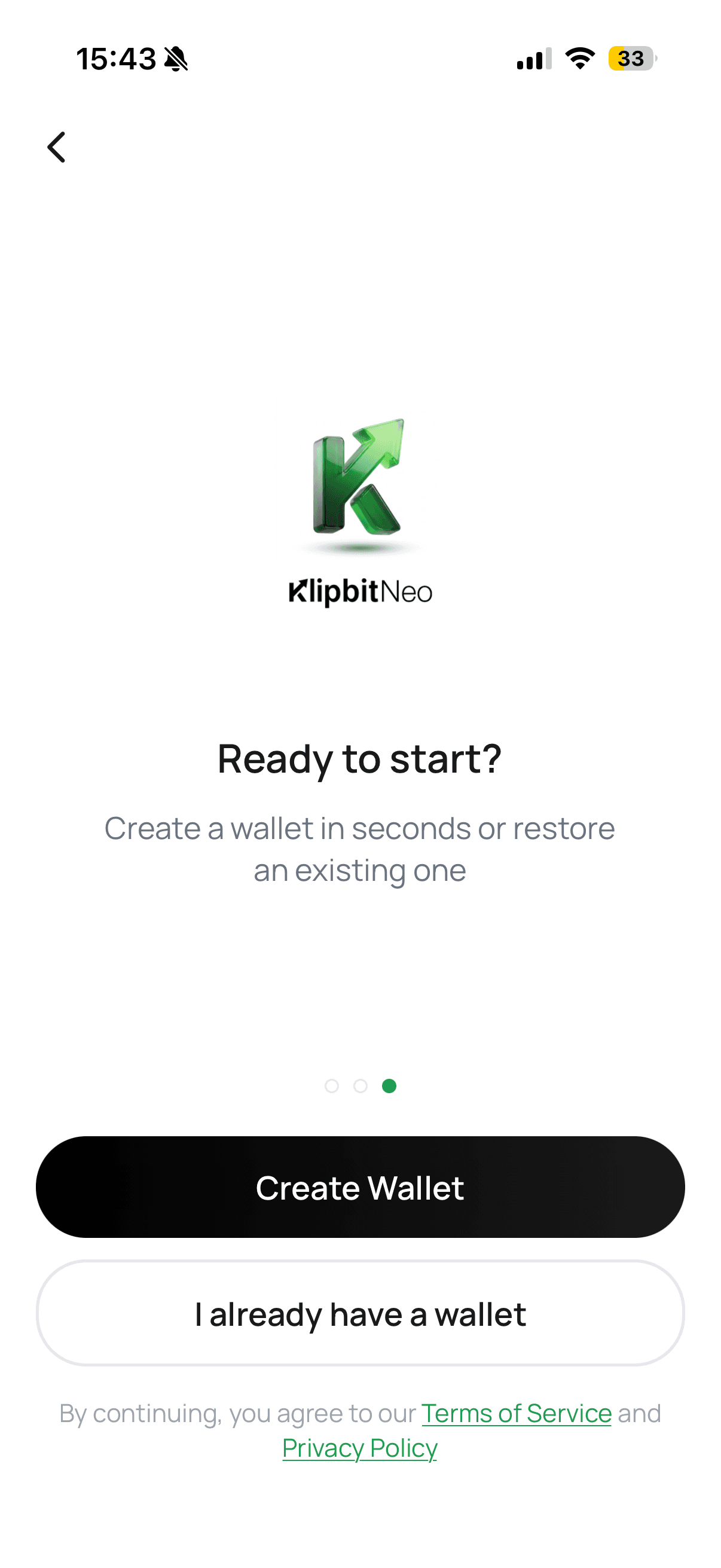 Create your account