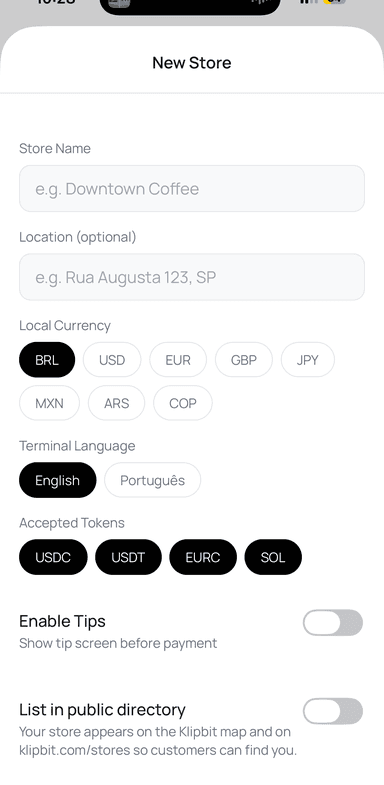 Create your store
