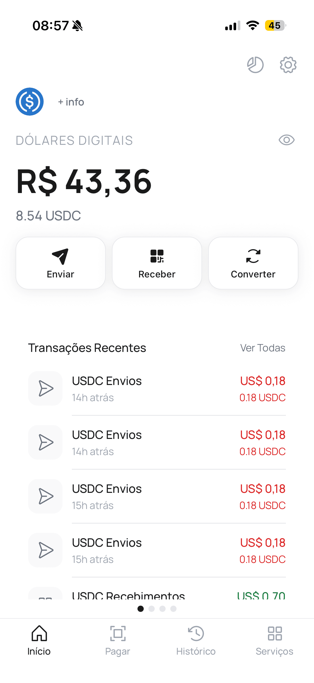Dólares Digitais, Euros, Solana e Bitcoin.